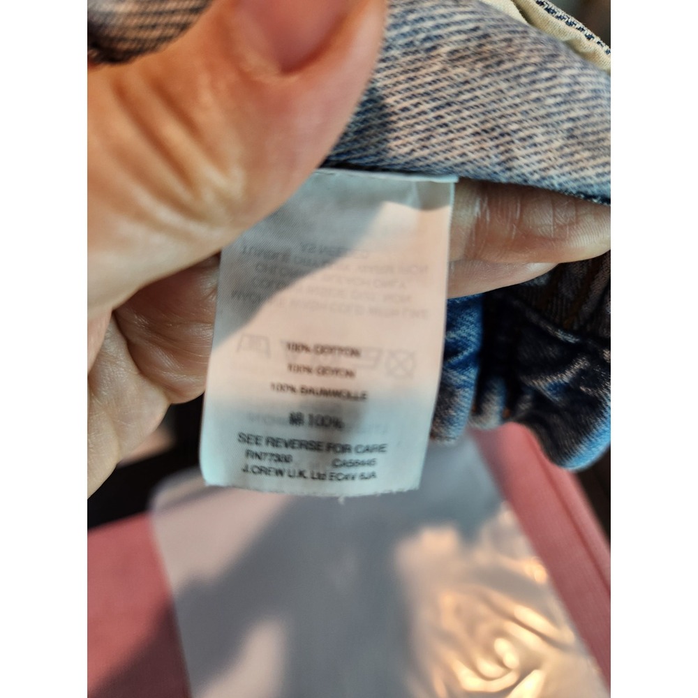 Madewell Distressed Bleach Denim Jacket, Size XS - Picture 5 of 5